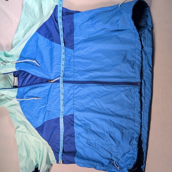Columbia Blue Side Hill Windbreaker Size 2XL - Picture 4 of 8